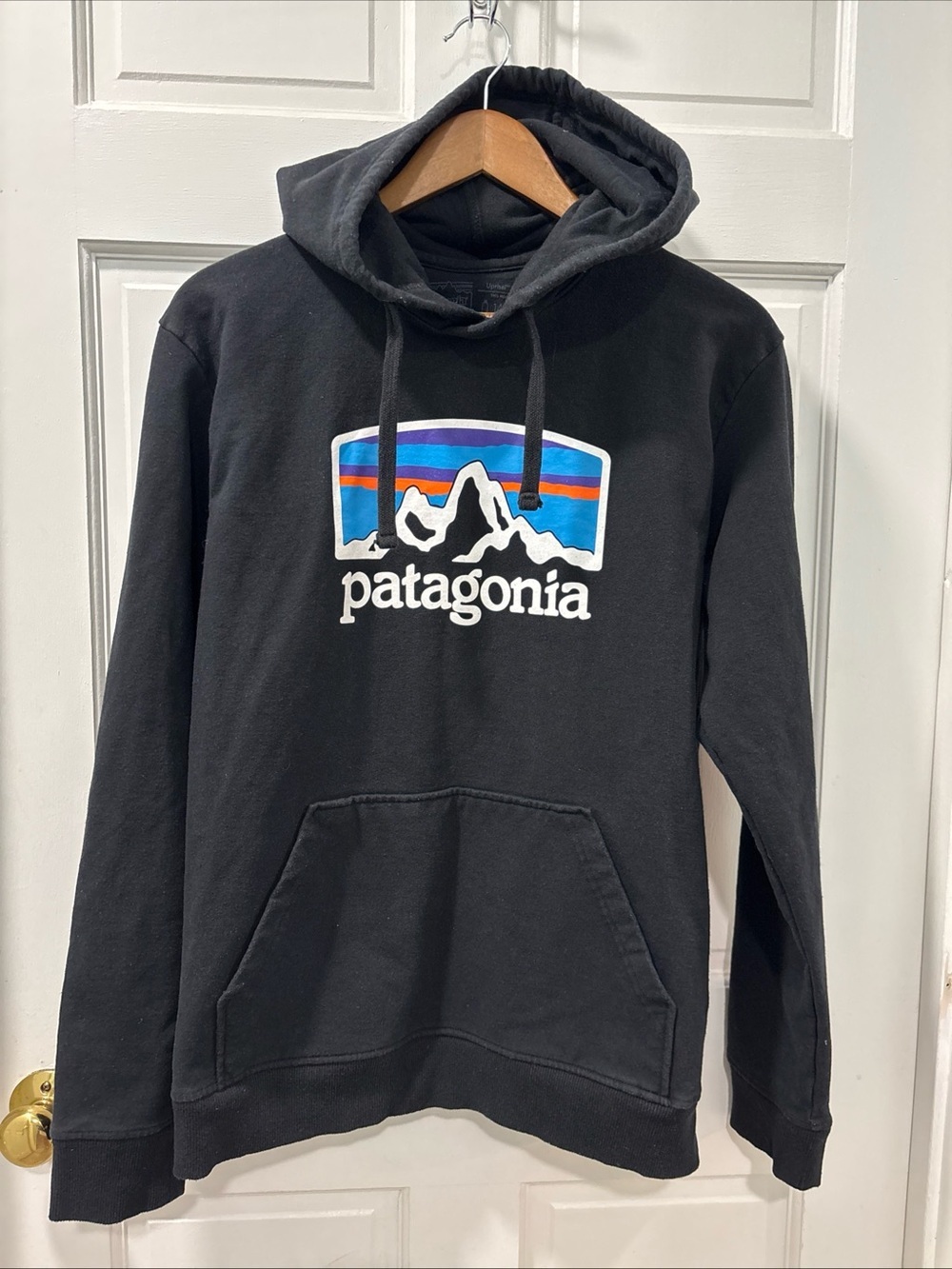 Patagonia Men’s Uprisal Hoody Size Medium Black Regular Fit Recycled Materials